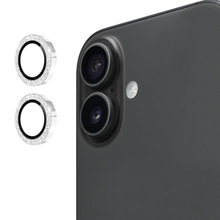 ENKAY Hat-Prince Glitter Rear Lens Aluminium Alloy Tempered Glass Film