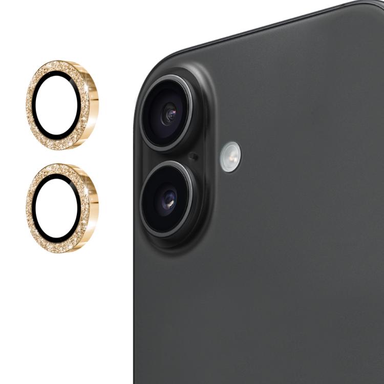 ENKAY Hat-Prince Glitter Rear Lens Aluminium Alloy Tempered Glass Film