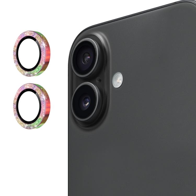 ENKAY Hat-Prince Glitter Rear Lens Aluminium Alloy Tempered Glass Film