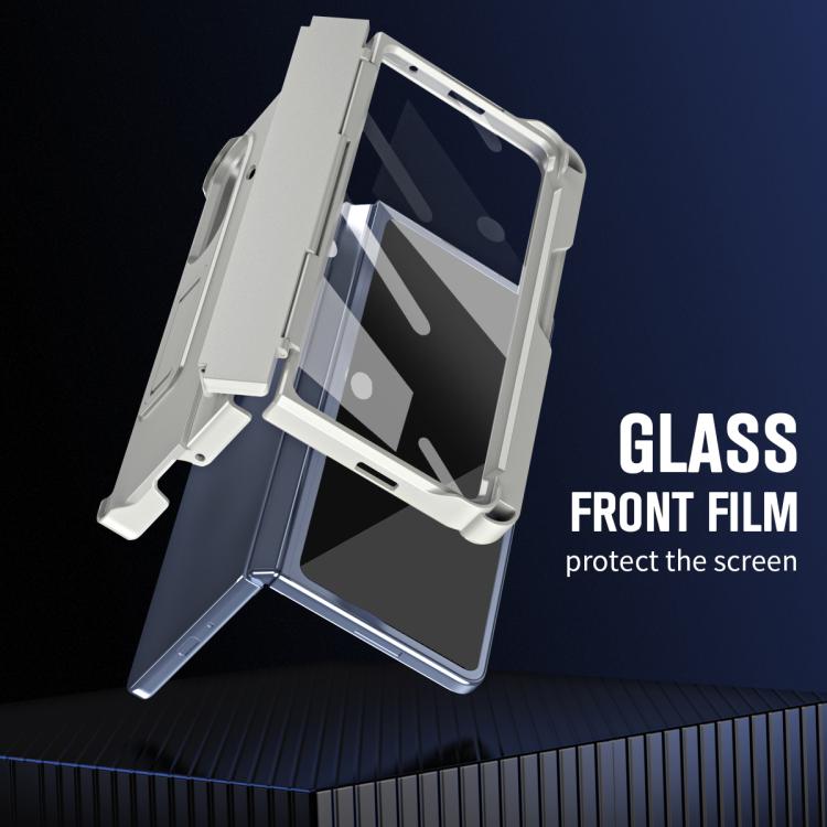 Diamond Case-film Integral Hinge Shockproof Phone Case with Pen