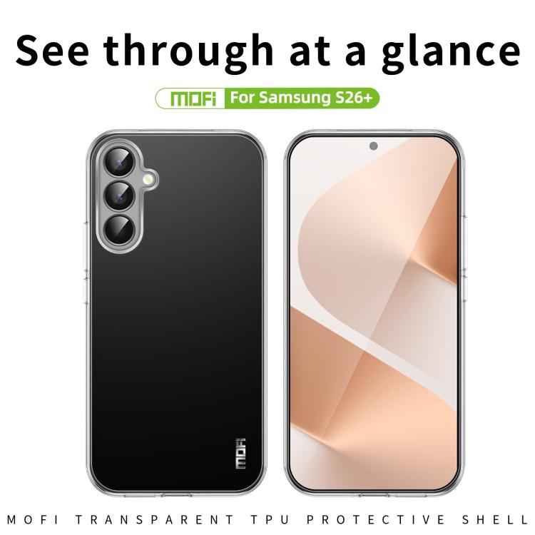 MOFI Ming Series Ultra-thin TPU Phone Case, For Samsung Galaxy S26+ 5G, For Samsung Galaxy S26 Ultra 5G, For Samsung Galaxy S26 5G, For Samsung Galaxy A57 5G, For Samsung Galaxy A37 5G, For Samsung Galaxy S25 FE 5G, For Samsung Galaxy A07 4G           ...