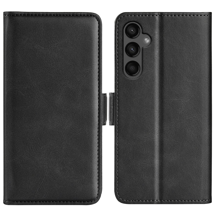 Dual-side Magnetic Buckle Horizontal Flip Leather Phone Case, For Samsung Galaxy S24 5G, For Samsung Galaxy A15, For Samsung Galaxy A05, For Samsung Galaxy A05s, For Samsung Galaxy M36 5G / F36 5G, For Samsung Galaxy M16 / F16