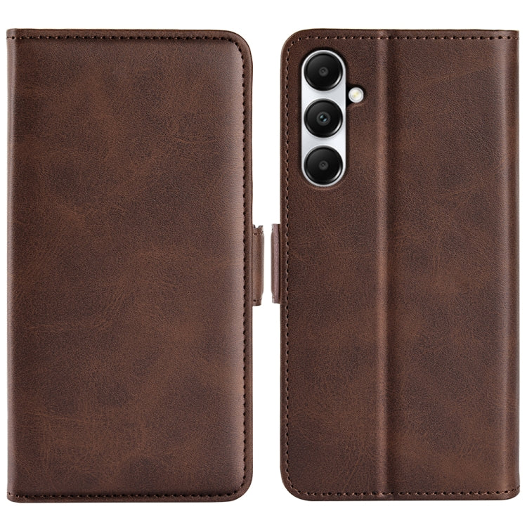 Dual-side Magnetic Buckle Horizontal Flip Leather Phone Case, For Samsung Galaxy S24 5G, For Samsung Galaxy A15, For Samsung Galaxy A05, For Samsung Galaxy A05s, For Samsung Galaxy M36 5G / F36 5G, For Samsung Galaxy M16 / F16