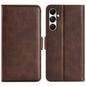 Dual-side Magnetic Buckle Horizontal Flip Leather Phone Case, For Samsung Galaxy S24 5G, For Samsung Galaxy A15, For Samsung Galaxy A05, For Samsung Galaxy A05s, For Samsung Galaxy M36 5G / F36 5G, For Samsung Galaxy M16 / F16
