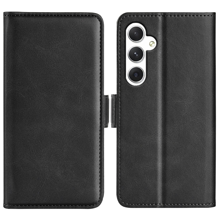Dual-side Magnetic Buckle Horizontal Flip Leather Phone Case, For Samsung Galaxy S24 5G, For Samsung Galaxy A15, For Samsung Galaxy A05, For Samsung Galaxy A05s, For Samsung Galaxy M36 5G / F36 5G, For Samsung Galaxy M16 / F16