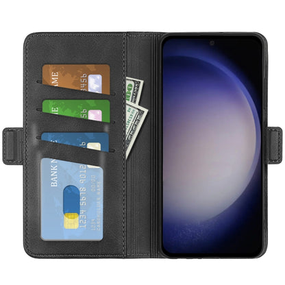 Dual-side Magnetic Buckle Horizontal Flip Leather Phone Case, For Samsung Galaxy S24 5G, For Samsung Galaxy A15, For Samsung Galaxy A05, For Samsung Galaxy A05s, For Samsung Galaxy M36 5G / F36 5G, For Samsung Galaxy M16 / F16