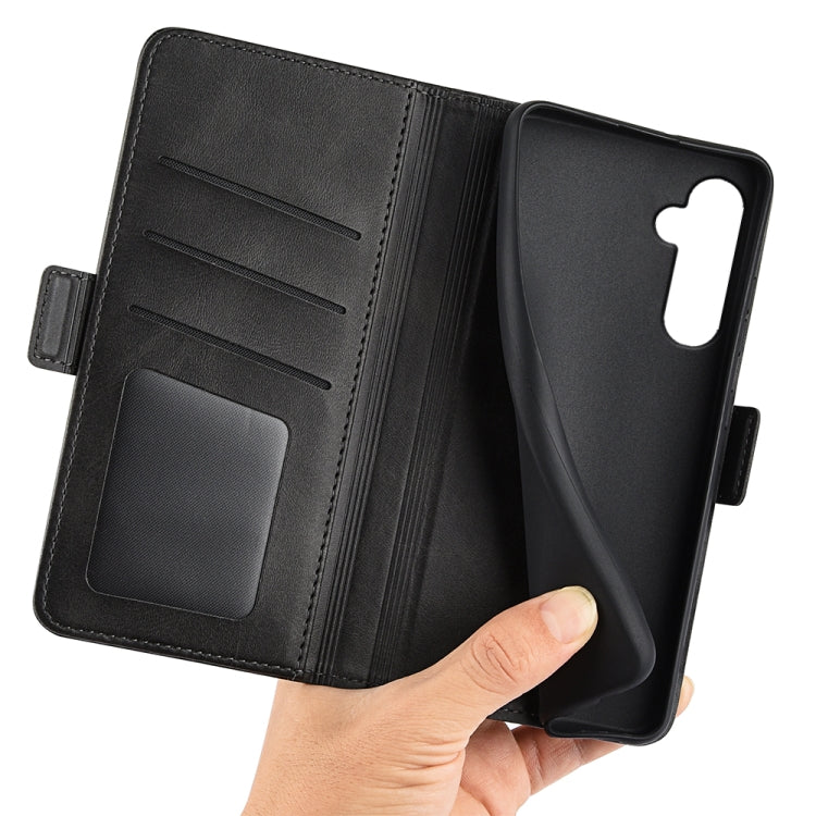 Dual-side Magnetic Buckle Horizontal Flip Leather Phone Case, For Samsung Galaxy S24 5G, For Samsung Galaxy A15, For Samsung Galaxy A05, For Samsung Galaxy A05s, For Samsung Galaxy M36 5G / F36 5G, For Samsung Galaxy M16 / F16