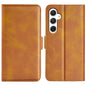 Dual-side Magnetic Buckle Horizontal Flip Leather Phone Case, For Samsung Galaxy S24 5G, For Samsung Galaxy A15, For Samsung Galaxy A05, For Samsung Galaxy A05s, For Samsung Galaxy M36 5G / F36 5G, For Samsung Galaxy M16 / F16