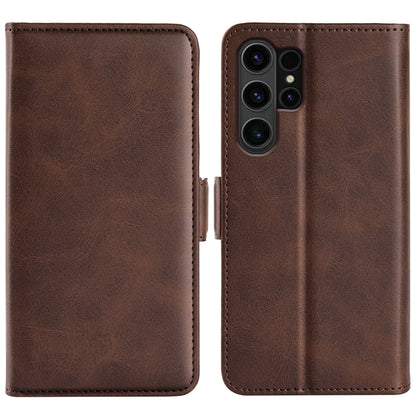 Dual-side Magnetic Buckle Horizontal Flip Leather Phone Case, For Samsung Galaxy A16, For Samsung Galaxy S24 FE 5G, For Samsung Galaxy Xcover 7 Pro, For Samsung Galaxy M55 5G, For Samsung Galaxy M15 5G, For Samsung Galaxy A55, For Samsung Galaxy A35   ...