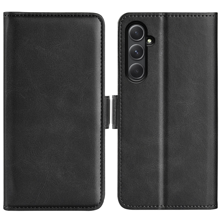 Dual-side Magnetic Buckle Horizontal Flip Leather Phone Case, For Samsung Galaxy A16, For Samsung Galaxy S24 FE 5G, For Samsung Galaxy Xcover 7 Pro, For Samsung Galaxy M55 5G, For Samsung Galaxy M15 5G, For Samsung Galaxy A55, For Samsung Galaxy A35   ...
