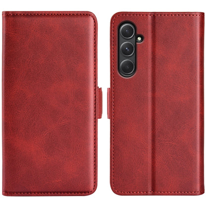 Dual-side Magnetic Buckle Horizontal Flip Leather Phone Case, For Samsung Galaxy A16, For Samsung Galaxy S24 FE 5G, For Samsung Galaxy Xcover 7 Pro, For Samsung Galaxy M55 5G, For Samsung Galaxy M15 5G, For Samsung Galaxy A55, For Samsung Galaxy A35   ...