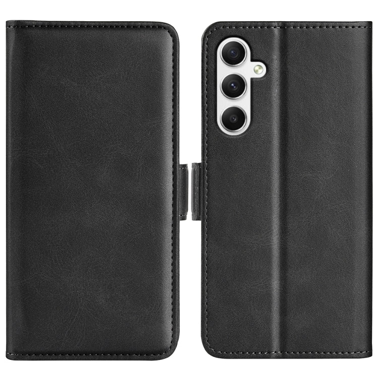 Dual-side Magnetic Buckle Horizontal Flip Leather Phone Case, For Samsung Galaxy A16, For Samsung Galaxy S24 FE 5G, For Samsung Galaxy Xcover 7 Pro, For Samsung Galaxy M55 5G, For Samsung Galaxy M15 5G, For Samsung Galaxy A55, For Samsung Galaxy A35   ...