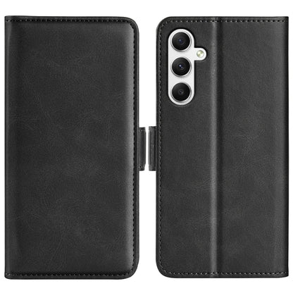 Dual-side Magnetic Buckle Horizontal Flip Leather Phone Case, For Samsung Galaxy A16, For Samsung Galaxy S24 FE 5G, For Samsung Galaxy Xcover 7 Pro, For Samsung Galaxy M55 5G, For Samsung Galaxy M15 5G, For Samsung Galaxy A55, For Samsung Galaxy A35   ...