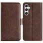 Dual-side Magnetic Buckle Horizontal Flip Leather Phone Case, For Samsung Galaxy A16, For Samsung Galaxy S24 FE 5G, For Samsung Galaxy Xcover 7 Pro, For Samsung Galaxy M55 5G, For Samsung Galaxy M15 5G, For Samsung Galaxy A55, For Samsung Galaxy A35   ...