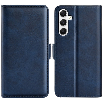 Dual-side Magnetic Buckle Horizontal Flip Leather Phone Case, For Samsung Galaxy A16, For Samsung Galaxy S24 FE 5G, For Samsung Galaxy Xcover 7 Pro, For Samsung Galaxy M55 5G, For Samsung Galaxy M15 5G, For Samsung Galaxy A55, For Samsung Galaxy A35   ...