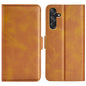 Dual-side Magnetic Buckle Horizontal Flip Leather Phone Case, For Samsung Galaxy A16, For Samsung Galaxy S24 FE 5G, For Samsung Galaxy Xcover 7 Pro, For Samsung Galaxy M55 5G, For Samsung Galaxy M15 5G, For Samsung Galaxy A55, For Samsung Galaxy A35   ...