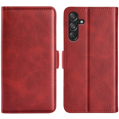 Dual-side Magnetic Buckle Horizontal Flip Leather Phone Case, For Samsung Galaxy A16, For Samsung Galaxy S24 FE 5G, For Samsung Galaxy Xcover 7 Pro, For Samsung Galaxy M55 5G, For Samsung Galaxy M15 5G, For Samsung Galaxy A55, For Samsung Galaxy A35   ...