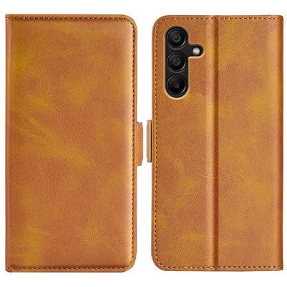 Dual-side Magnetic Buckle Horizontal Flip Leather Phone Case, For Samsung Galaxy A16, For Samsung Galaxy S24 FE 5G, For Samsung Galaxy Xcover 7 Pro, For Samsung Galaxy M55 5G, For Samsung Galaxy M15 5G, For Samsung Galaxy A55, For Samsung Galaxy A35   ...