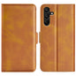 Dual-side Magnetic Buckle Horizontal Flip Leather Phone Case, For Samsung Galaxy A16, For Samsung Galaxy S24 FE 5G, For Samsung Galaxy Xcover 7 Pro, For Samsung Galaxy M55 5G, For Samsung Galaxy M15 5G, For Samsung Galaxy A55, For Samsung Galaxy A35   ...