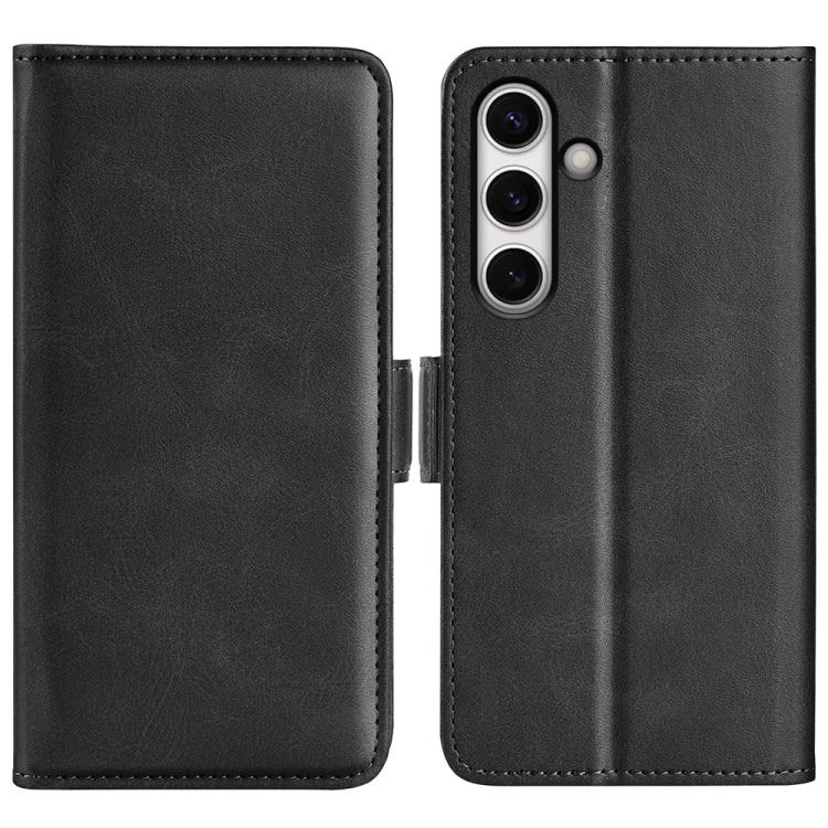 Dual-side Magnetic Buckle Horizontal Flip Leather Phone Case, For Samsung Galaxy S25 Edge 5G, For Samsung Galaxy A06 5G, For Samsung Galaxy A26, For Samsung Galaxy A36, For Samsung Galaxy S25 5G, For Samsung Galaxy S25+ 5G, For Samsung Galaxy S25 Ultra...