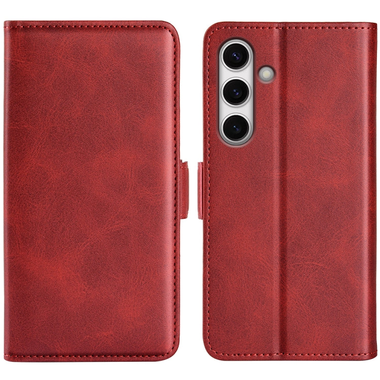 Dual-side Magnetic Buckle Horizontal Flip Leather Phone Case, For Samsung Galaxy A16, For Samsung Galaxy S24 FE 5G, For Samsung Galaxy Xcover 7 Pro, For Samsung Galaxy M55 5G, For Samsung Galaxy M15 5G, For Samsung Galaxy A55, For Samsung Galaxy A35   ...
