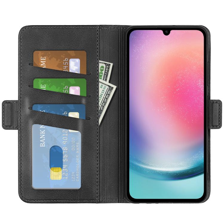 Dual-side Magnetic Buckle Horizontal Flip Leather Phone Case, For Samsung Galaxy A16, For Samsung Galaxy S24 FE 5G, For Samsung Galaxy Xcover 7 Pro, For Samsung Galaxy M55 5G, For Samsung Galaxy M15 5G, For Samsung Galaxy A55, For Samsung Galaxy A35   ...