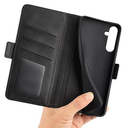 Dual-side Magnetic Buckle Horizontal Flip Leather Phone Case, For Samsung Galaxy A16, For Samsung Galaxy S24 FE 5G, For Samsung Galaxy Xcover 7 Pro, For Samsung Galaxy M55 5G, For Samsung Galaxy M15 5G, For Samsung Galaxy A55, For Samsung Galaxy A35   ...