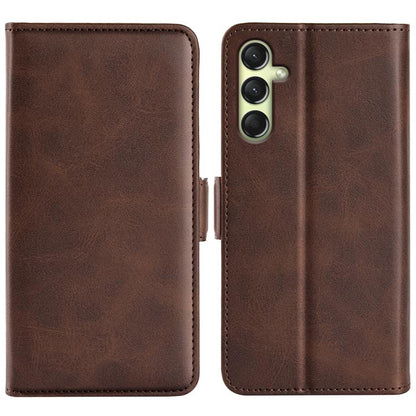 Dual-side Magnetic Buckle Horizontal Flip Leather Phone Case, For Samsung Galaxy A16, For Samsung Galaxy S24 FE 5G, For Samsung Galaxy Xcover 7 Pro, For Samsung Galaxy M55 5G, For Samsung Galaxy M15 5G, For Samsung Galaxy A55, For Samsung Galaxy A35   ...