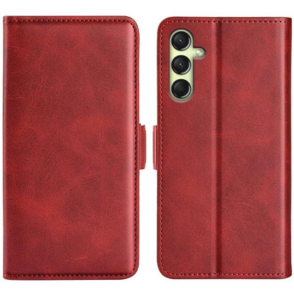 Dual-side Magnetic Buckle Horizontal Flip Leather Phone Case, For Samsung Galaxy A16, For Samsung Galaxy S24 FE 5G, For Samsung Galaxy Xcover 7 Pro, For Samsung Galaxy M55 5G, For Samsung Galaxy M15 5G, For Samsung Galaxy A55, For Samsung Galaxy A35   ...