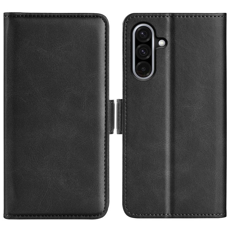 Dual-side Magnetic Buckle Horizontal Flip Leather Phone Case, For Samsung Galaxy S25 Edge 5G, For Samsung Galaxy A06 5G, For Samsung Galaxy A26, For Samsung Galaxy A36, For Samsung Galaxy S25 5G, For Samsung Galaxy S25+ 5G, For Samsung Galaxy S25 Ultra...