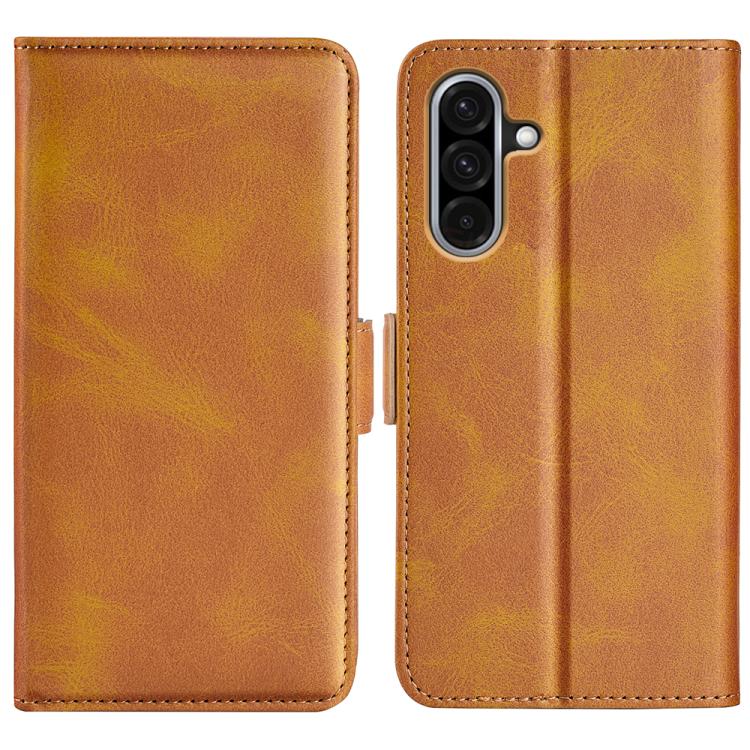 Dual-side Magnetic Buckle Horizontal Flip Leather Phone Case, For Samsung Galaxy S25 Edge 5G, For Samsung Galaxy A06 5G, For Samsung Galaxy A26, For Samsung Galaxy A36, For Samsung Galaxy S25 5G, For Samsung Galaxy S25+ 5G, For Samsung Galaxy S25 Ultra...