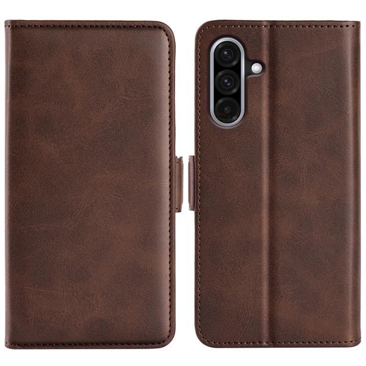 Dual-side Magnetic Buckle Horizontal Flip Leather Phone Case, For Samsung Galaxy S25 Edge 5G, For Samsung Galaxy A06 5G, For Samsung Galaxy A26, For Samsung Galaxy A36, For Samsung Galaxy S25 5G, For Samsung Galaxy S25+ 5G, For Samsung Galaxy S25 Ultra...