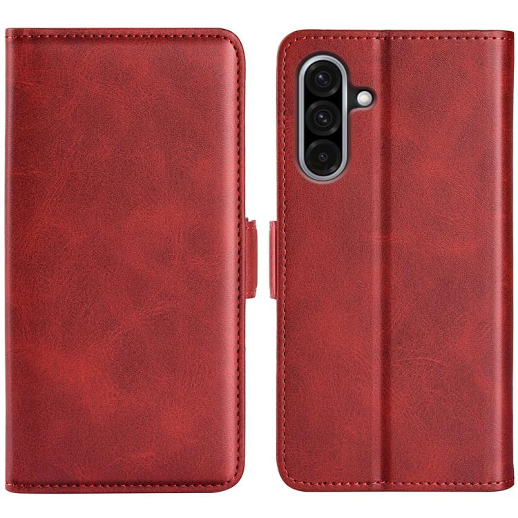 Dual-side Magnetic Buckle Horizontal Flip Leather Phone Case, For Samsung Galaxy S25 Edge 5G, For Samsung Galaxy A06 5G, For Samsung Galaxy A26, For Samsung Galaxy A36, For Samsung Galaxy S25 5G, For Samsung Galaxy S25+ 5G, For Samsung Galaxy S25 Ultra...