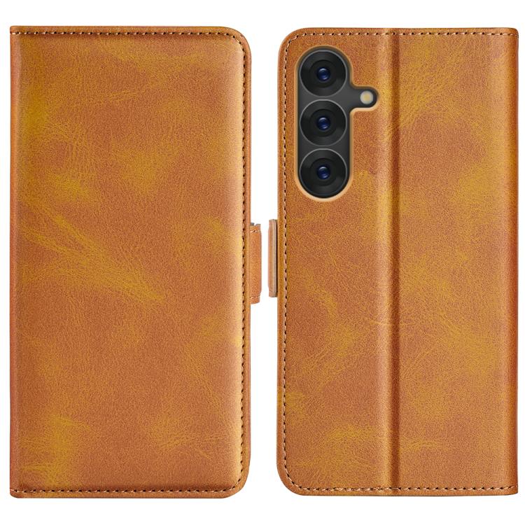 Dual-side Magnetic Buckle Horizontal Flip Leather Phone Case, For Samsung Galaxy S25 Edge 5G, For Samsung Galaxy A06 5G, For Samsung Galaxy A26, For Samsung Galaxy A36, For Samsung Galaxy S25 5G, For Samsung Galaxy S25+ 5G, For Samsung Galaxy S25 Ultra...