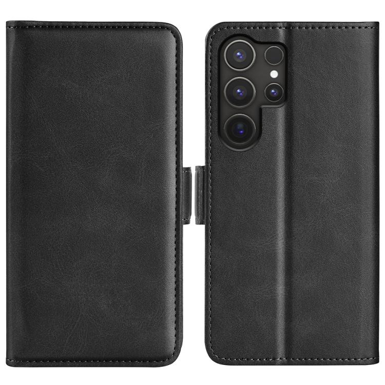 Dual-side Magnetic Buckle Horizontal Flip Leather Phone Case, For Samsung Galaxy S25 Edge 5G, For Samsung Galaxy A06 5G, For Samsung Galaxy A26, For Samsung Galaxy A36, For Samsung Galaxy S25 5G, For Samsung Galaxy S25+ 5G, For Samsung Galaxy S25 Ultra...