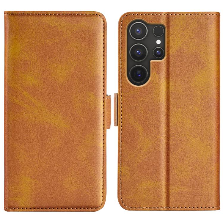 Dual-side Magnetic Buckle Horizontal Flip Leather Phone Case, For Samsung Galaxy S25 Edge 5G, For Samsung Galaxy A06 5G, For Samsung Galaxy A26, For Samsung Galaxy A36, For Samsung Galaxy S25 5G, For Samsung Galaxy S25+ 5G, For Samsung Galaxy S25 Ultra...