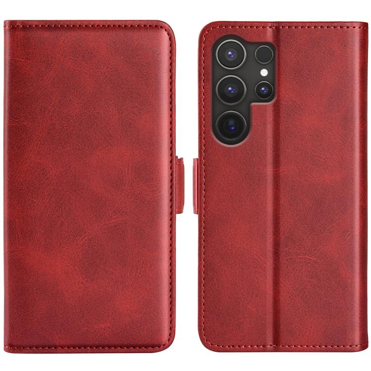 Dual-side Magnetic Buckle Horizontal Flip Leather Phone Case, For Samsung Galaxy S25 Edge 5G, For Samsung Galaxy A06 5G, For Samsung Galaxy A26, For Samsung Galaxy A36, For Samsung Galaxy S25 5G, For Samsung Galaxy S25+ 5G, For Samsung Galaxy S25 Ultra...