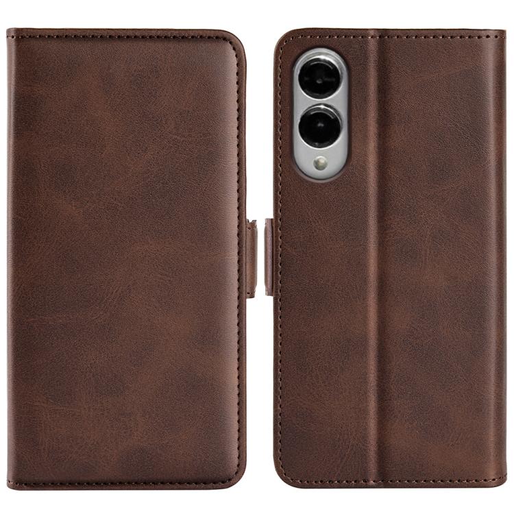 Dual-side Magnetic Buckle Horizontal Flip Leather Phone Case, For Samsung Galaxy S25 Edge 5G, For Samsung Galaxy A06 5G, For Samsung Galaxy A26, For Samsung Galaxy A36, For Samsung Galaxy S25 5G, For Samsung Galaxy S25+ 5G, For Samsung Galaxy S25 Ultra...