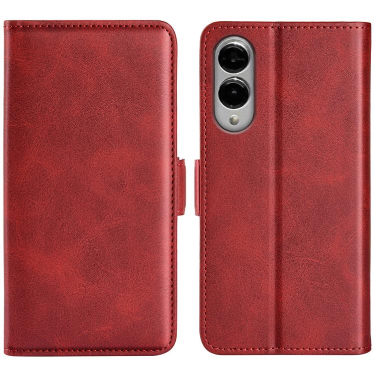 Dual-side Magnetic Buckle Horizontal Flip Leather Phone Case, For Samsung Galaxy S25 Edge 5G, For Samsung Galaxy A06 5G, For Samsung Galaxy A26, For Samsung Galaxy A36, For Samsung Galaxy S25 5G, For Samsung Galaxy S25+ 5G, For Samsung Galaxy S25 Ultra...