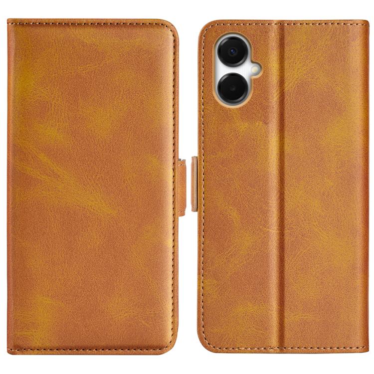 Dual-side Magnetic Buckle Horizontal Flip Leather Phone Case, For Samsung Galaxy S25 Edge 5G, For Samsung Galaxy A06 5G, For Samsung Galaxy A26, For Samsung Galaxy A36, For Samsung Galaxy S25 5G, For Samsung Galaxy S25+ 5G, For Samsung Galaxy S25 Ultra...