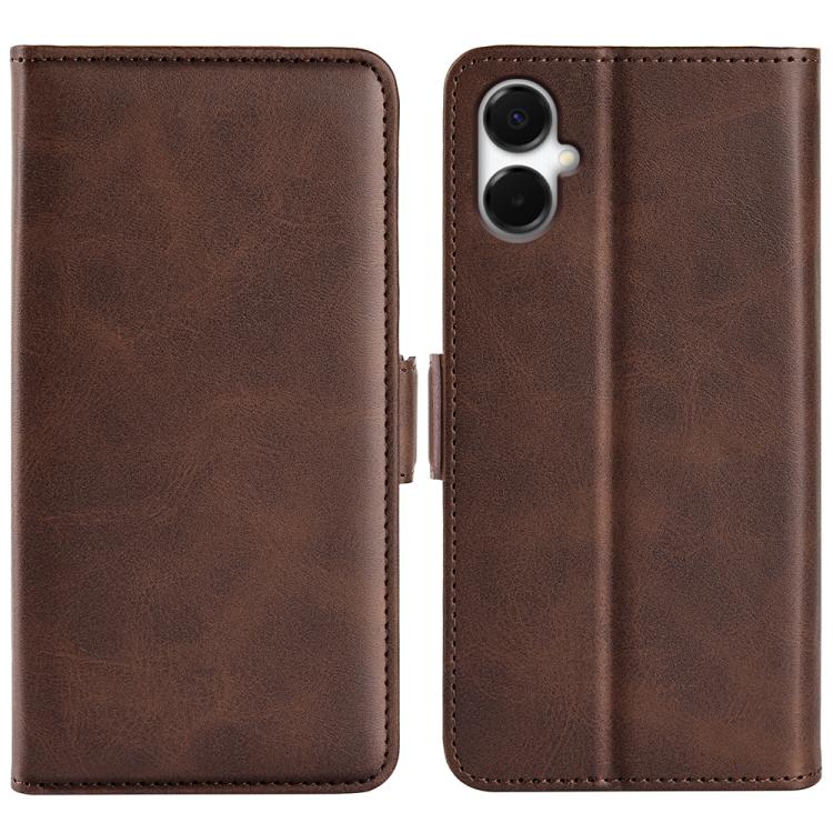Dual-side Magnetic Buckle Horizontal Flip Leather Phone Case, For Samsung Galaxy S25 Edge 5G, For Samsung Galaxy A06 5G, For Samsung Galaxy A26, For Samsung Galaxy A36, For Samsung Galaxy S25 5G, For Samsung Galaxy S25+ 5G, For Samsung Galaxy S25 Ultra...