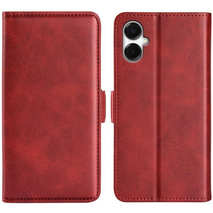 Dual-side Magnetic Buckle Horizontal Flip Leather Phone Case, For Samsung Galaxy A07 4G, For Samsung Galaxy A17 5G, For Samsung Galaxy S25 Edge 5G, For Samsung Galaxy A06 5G, For Samsung Galaxy A26, For Samsung Galaxy A36, For Samsung Galaxy S25 5G    ...