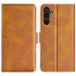Dual-side Magnetic Buckle Horizontal Flip Leather Phone Case, For Samsung Galaxy S24 5G, For Samsung Galaxy A15, For Samsung Galaxy A05, For Samsung Galaxy A05s, For Samsung Galaxy M36 5G / F36 5G, For Samsung Galaxy M16 / F16