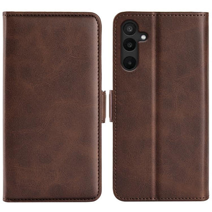 Dual-side Magnetic Buckle Horizontal Flip Leather Phone Case, For Samsung Galaxy S24 5G, For Samsung Galaxy A15, For Samsung Galaxy A05, For Samsung Galaxy A05s, For Samsung Galaxy M36 5G / F36 5G, For Samsung Galaxy M16 / F16
