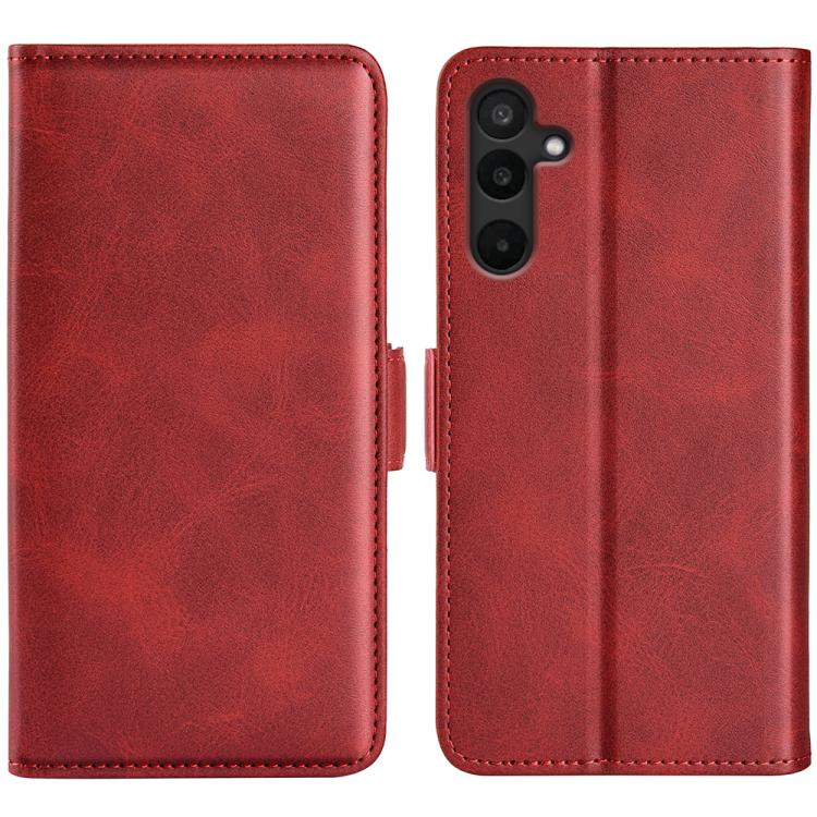 Dual-side Magnetic Buckle Horizontal Flip Leather Phone Case, For Samsung Galaxy S24 5G, For Samsung Galaxy A15, For Samsung Galaxy A05, For Samsung Galaxy A05s, For Samsung Galaxy M36 5G / F36 5G, For Samsung Galaxy M16 / F16