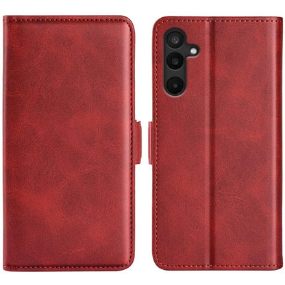 Dual-side Magnetic Buckle Horizontal Flip Leather Phone Case, For Samsung Galaxy S24 5G, For Samsung Galaxy A15, For Samsung Galaxy A05, For Samsung Galaxy A05s, For Samsung Galaxy M36 5G / F36 5G, For Samsung Galaxy M16 / F16