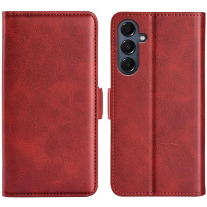 Dual-side Magnetic Buckle Horizontal Flip Leather Phone Case, For Samsung Galaxy A07 4G, For Samsung Galaxy A17 5G, For Samsung Galaxy S25 Edge 5G, For Samsung Galaxy A06 5G, For Samsung Galaxy A26, For Samsung Galaxy A36, For Samsung Galaxy S25 5G    ...