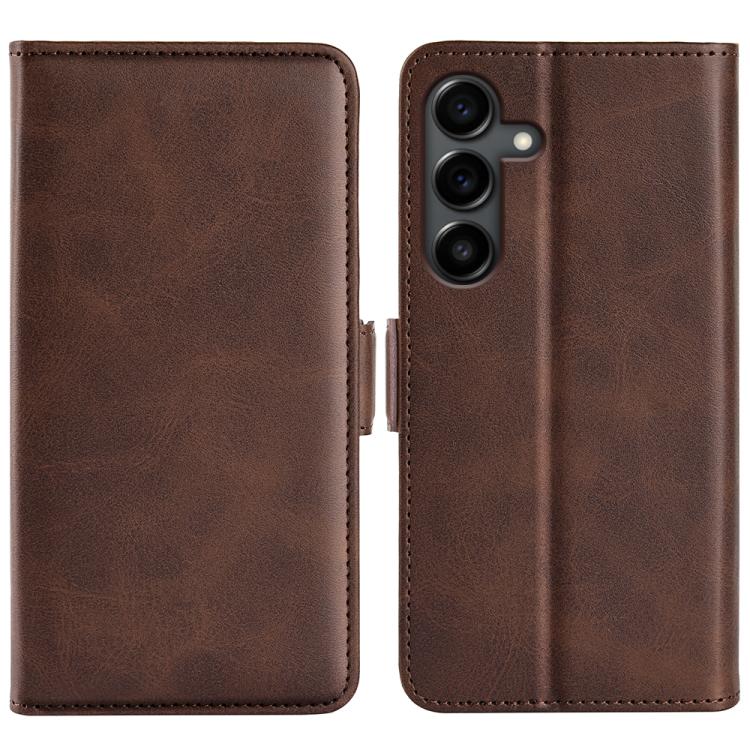 Dual-side Magnetic Buckle Horizontal Flip Leather Phone Case, For Samsung Galaxy S26+ 5G, For Samsung Galaxy S26 Edge 5G, For Samsung Galaxy S26 Ultra 5G, For Samsung Galaxy S26 5G, For Samsung Galaxy A57 5G, For Samsung Galaxy A37 5G                  ...