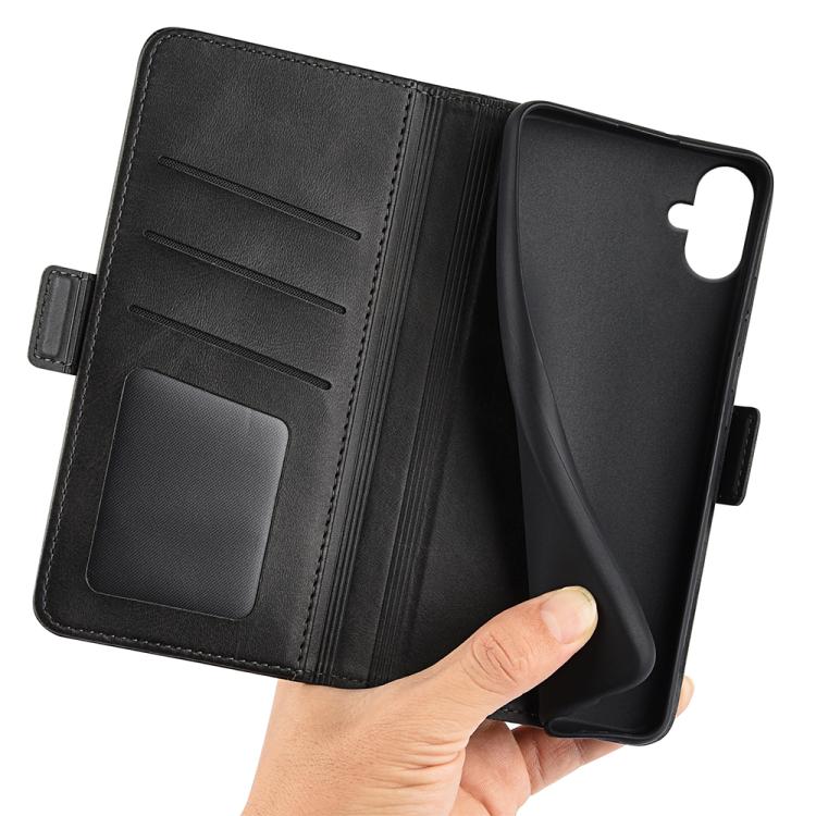 Dual-side Magnetic Buckle Horizontal Flip Leather Phone Case, For Samsung Galaxy A07 4G, For Samsung Galaxy A17 5G, For Samsung Galaxy S25 Edge 5G, For Samsung Galaxy A06 5G, For Samsung Galaxy A26, For Samsung Galaxy A36, For Samsung Galaxy S25 5G    ...