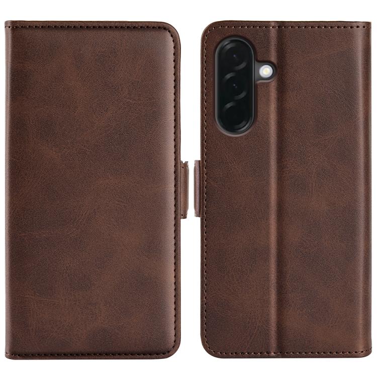 Dual-side Magnetic Buckle Horizontal Flip Leather Phone Case, For Samsung Galaxy S26+ 5G, For Samsung Galaxy S26 Edge 5G, For Samsung Galaxy S26 Ultra 5G, For Samsung Galaxy S26 5G, For Samsung Galaxy A57 5G, For Samsung Galaxy A37 5G                  ...